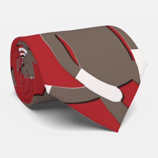 Rote Socken-Affe-Krawatte Krawatte (Gerollt)