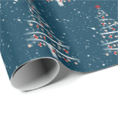 Rote Socken und Baseballbaum auf blau Geschenkpapier (Rolleneckpunkt)