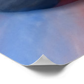 Rote Sohlen  Poster (Ecke)