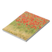 rote Sommerblume Notizblock (Rotiert)