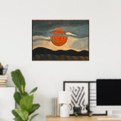 Rote Sonne | Arthur Dove | Poster (Heimbüro)