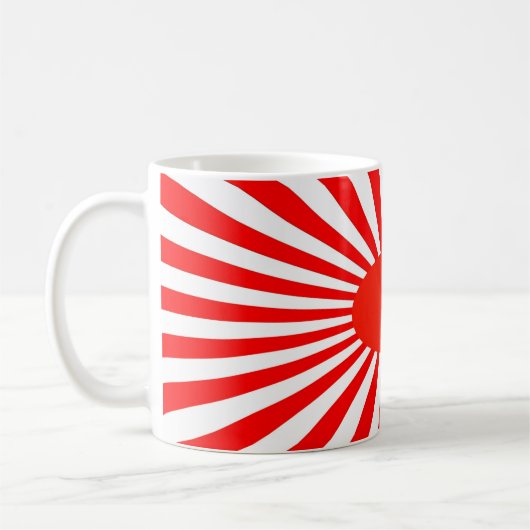 rote Sonne Kaffeetasse (Links)