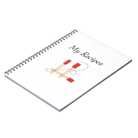 Rote Spatulas Notizblock (Linke Seite)