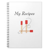 Rote Spatulas Notizblock (Vorderseite)