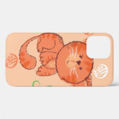 Rote Spielzeugkatze, nahtlos Case-Mate iPhone Hülle (Rückseite (Horizontal))