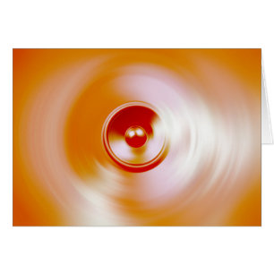 Rote Spinnmusik-Lautsprecher