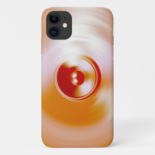 Rote Spinnmusik-Lautsprecher Case-Mate iPhone Hülle (Rückseite)