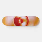 Rote Spinnmusik-Lautsprecher Skateboard (Horizontal)