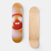 Rote Spinnmusik-Lautsprecher Skateboard (Vorderseite)