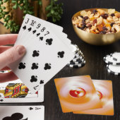 Rote Spinnmusik-Lautsprecher Spielkarten (In Situ)