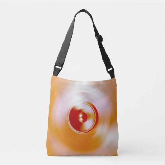 Rote Spinnmusik-Lautsprecher Tragetaschen Mit Langen Trägern (Vorderseite)