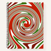 rote Spirale Notizblock (Vorderseite)