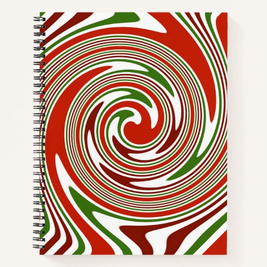 rote Spirale Notizblock (Vorderseite)