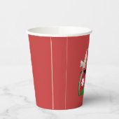 Rote spirituelle Motivation Pappbecher (Links)