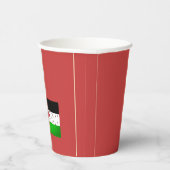 Rote spirituelle Motivation Pappbecher (Rechts)