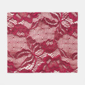 Rote Spitze: elastischer Jacquardtextil. Fleecedecke (Vorderseite (Horizontal))
