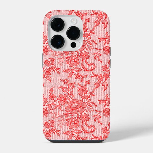 Rote Spitze iPhone Hülle (Rückseite)