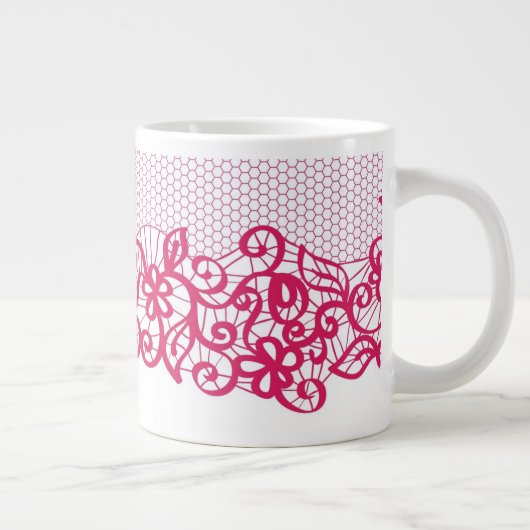 Rote Spitze Jumbo-Tasse (Rechts)