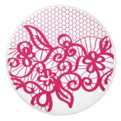 Rote Spitze Keramikknauf (Vorderseite)