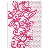 Rote Spitze Klemmbrett (Rückseite)