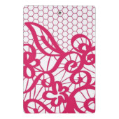 Rote Spitze Mini Klemmbrett (Rückseite)