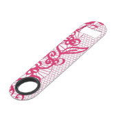 Rote Spitze Speedflaschenöffner (Rückseite Schrägansicht)