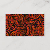 rote Spitze Visitenkarte (Rückseite)