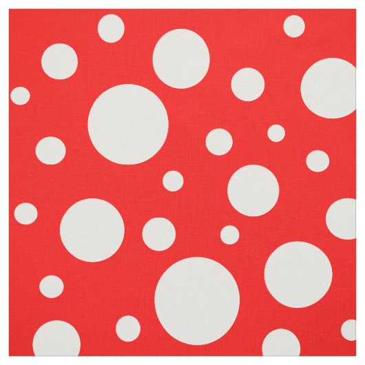 Rote Spots Stoff (Muster)