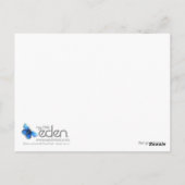 Rote Stachelbeeren Foto Postkarte (Rückseite)