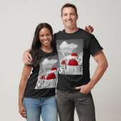 Rote Stadt T-Shirt (Unisex)