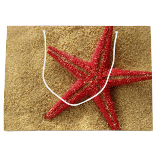 rote Starfishgeschenktasche Große Geschenktüte