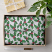 Rote Stechpalmenbeeren Seidenpapier (Geschenk)