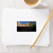 Rote Steine bei der Fotografie des Zion-Nationalpa Adressaufkleber (Insitu)