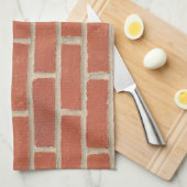 Rote Steine Geschirrtuch (Viertel Falte)