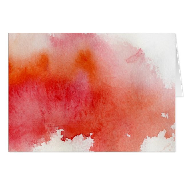 Rote Stelle, abstraktes handgemaltes des (Vorderseite (Horizontal))