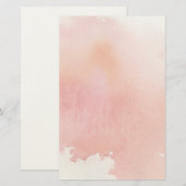 Rote Stelle, abstraktes handgemaltes des Briefpapier (Vorne/Hinten)