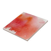 Rote Stelle, abstraktes handgemaltes des Fliese (Seite)