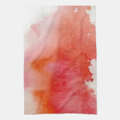 Rote Stelle, abstraktes handgemaltes des Handtuch (Vertikal)