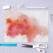 Rote Stelle, abstraktes handgemaltes des Seidenpapier (Handwerk)