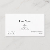 Rote Steno Visitenkarte (Rückseite)