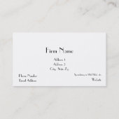 Rote Steno Visitenkarte (Rückseite)