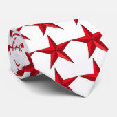 Rote Stern-Krawatte Krawatte (Gerollt)