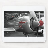 Rote Stern-Yak 52 Mousepad (Vorne)