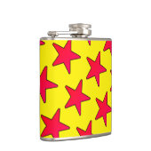 Rote Sterne Flachmann (Rechts)