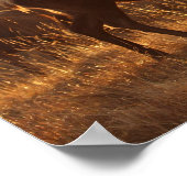 Rote Sterne Poster/Print Poster (Ecke)