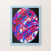 Rote Sterne Puzzle (Vertikal)