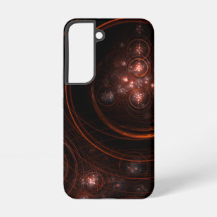 Rote Sternenlicht-Orbits Abstrakte Kosmische Kunst Samsung Galaxy Hülle