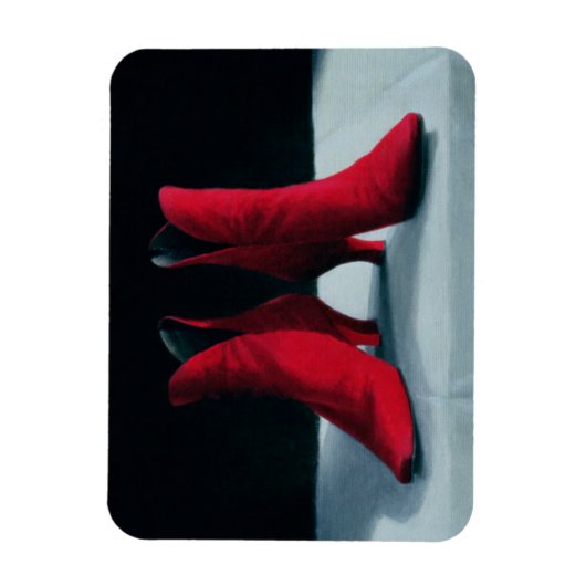 Rote Stiefel 1995 Magnet (Vertikal)