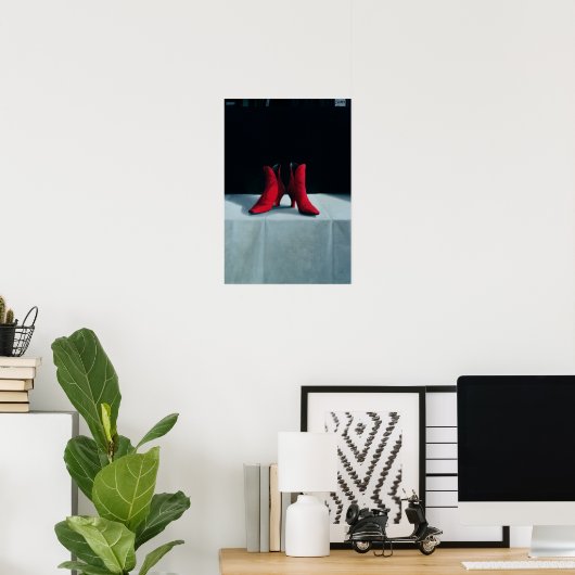 Rote Stiefel 1995 Poster (Heimbüro)