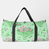 Rote Stiefmütterchen grüne Schüssel und Hintergrun Duffle Bag (Vorderseite)
